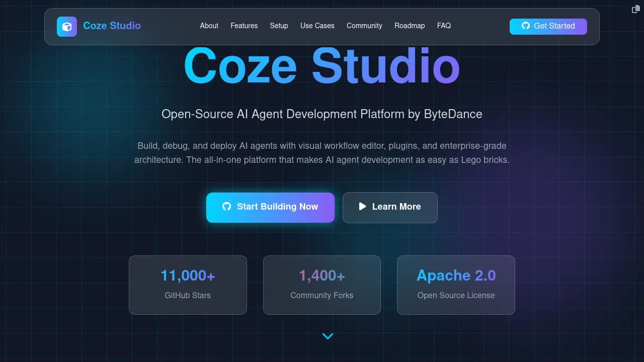 Coze Studio - Open-Source AI Agent Development Platform