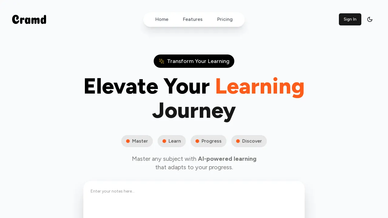 Cramd - AI Powered Learning screenshot