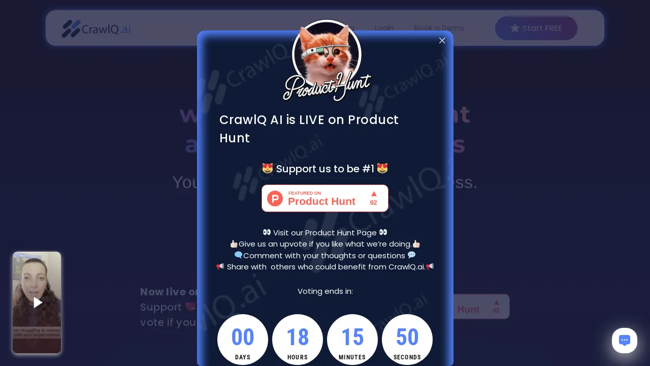 CrawlQ AI Survey-Free Audience Research screenshot