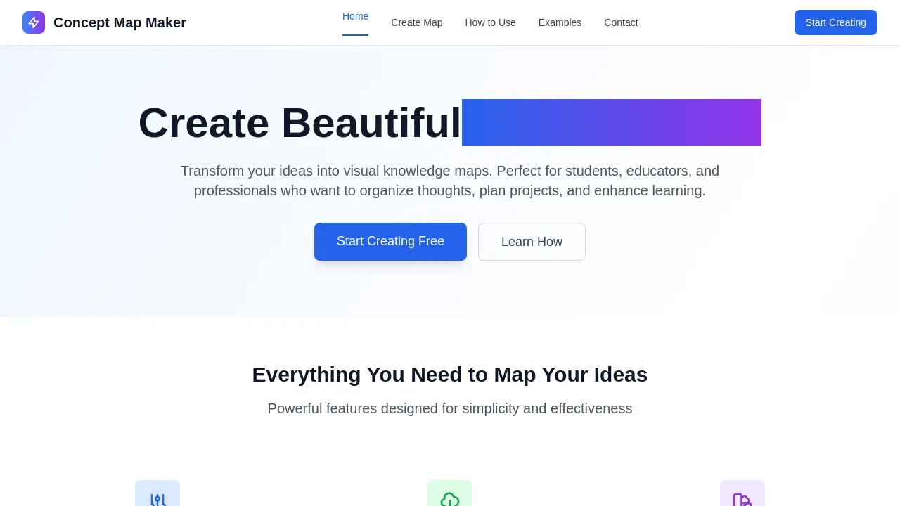 Create Beautiful Concept Maps