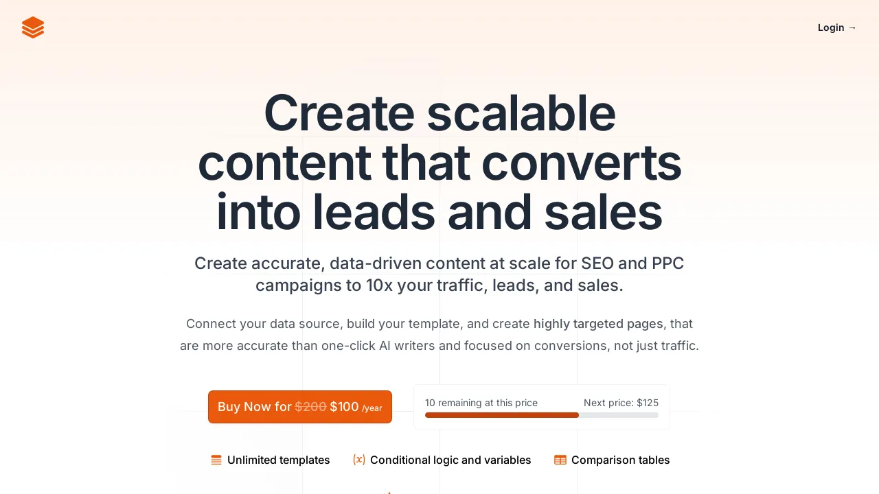 Create Pages screenshot