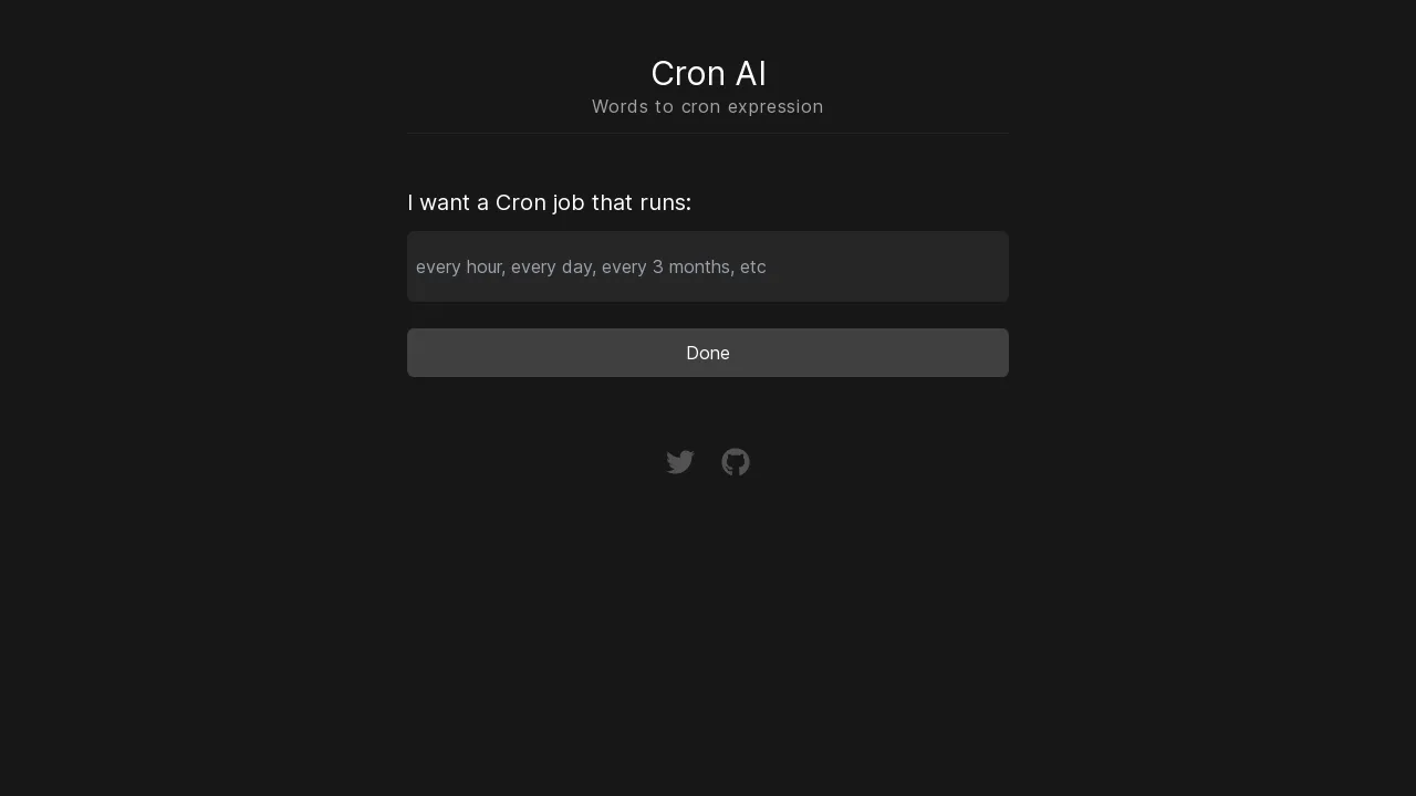 Cron AI screenshot