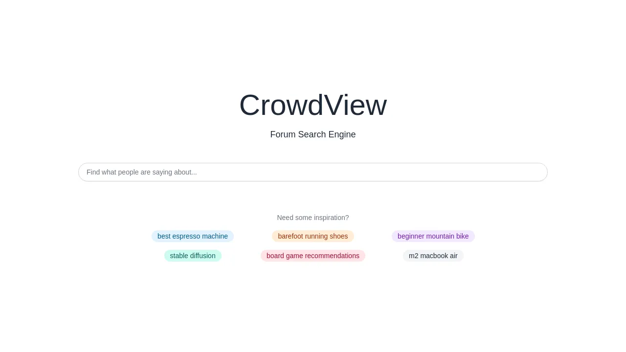 CrowdView screenshot