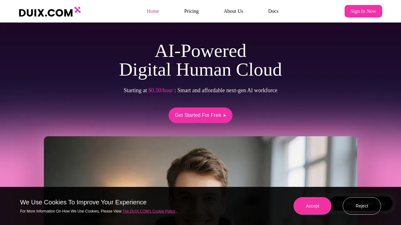 DUIX.com screenshot