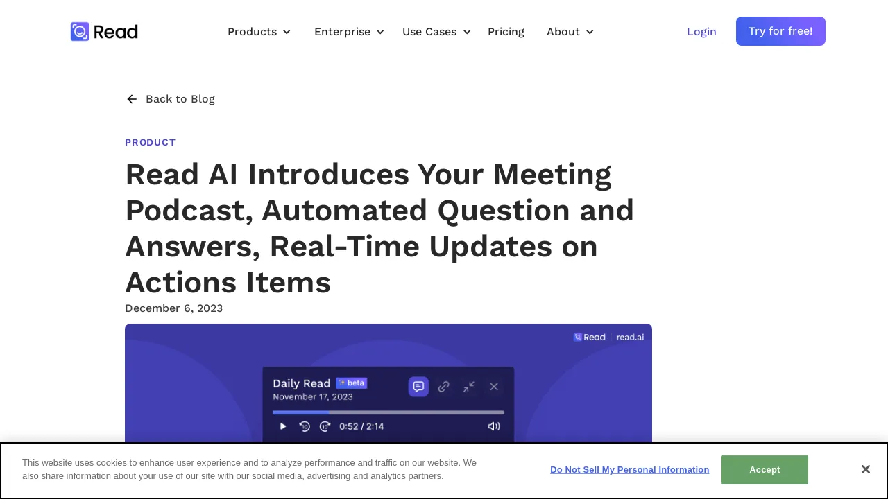 Daily Read - Podcast of Your Meetings screenshot