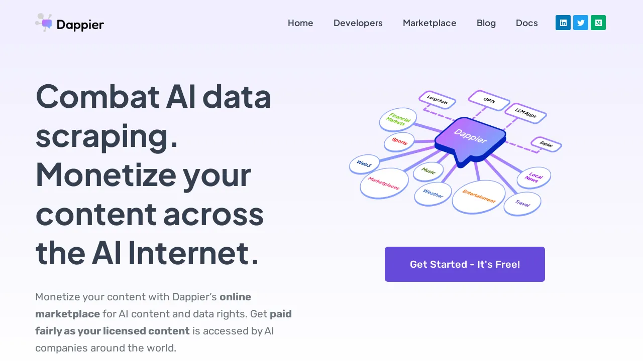 Dappier screenshot