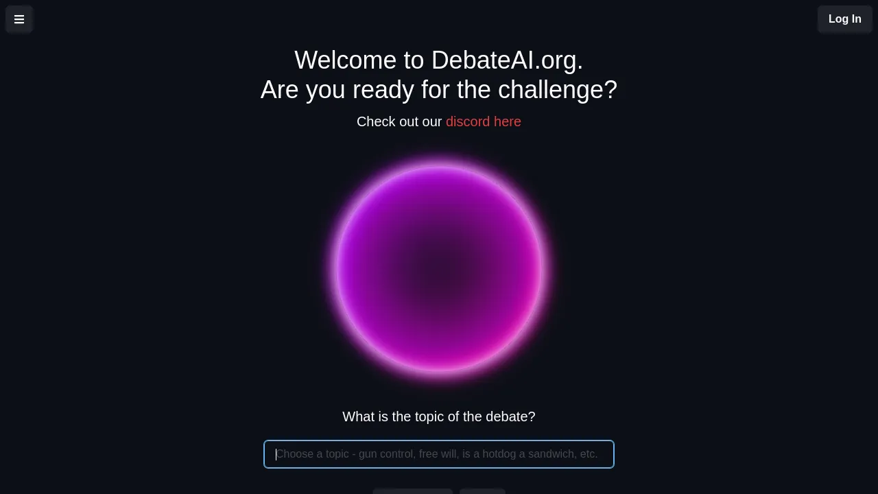 DebateAI screenshot