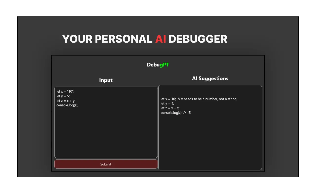 DebugPT screenshot