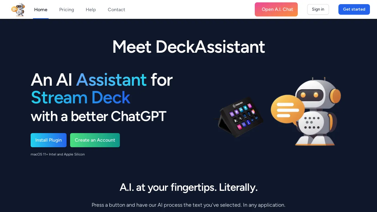 DeckAssistant screenshot