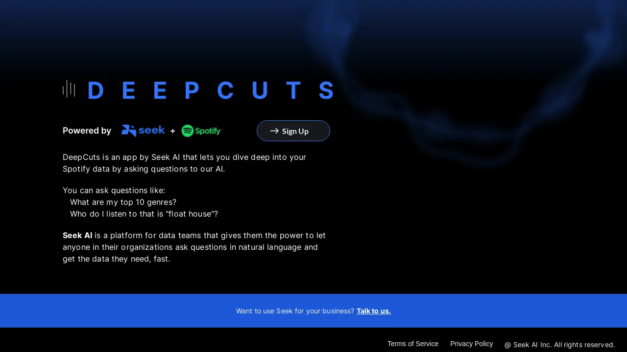 DeepCuts AI screenshot