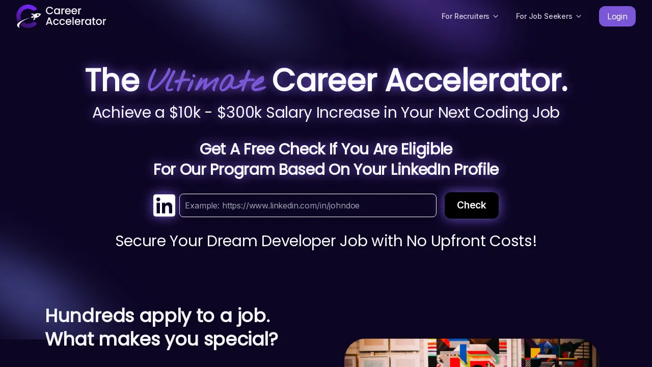 DevsCareerAceelerator screenshot