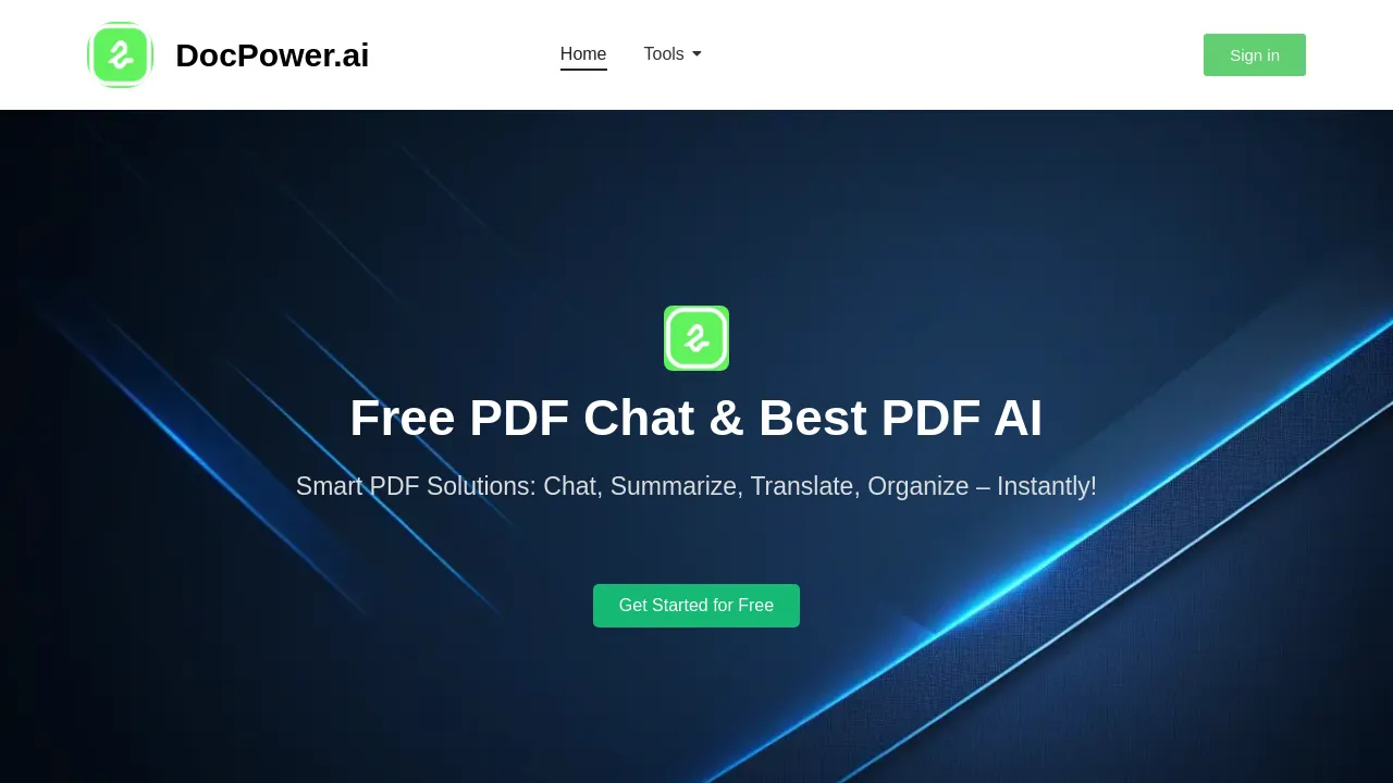 DocPower AI: Free PDF Chat screenshot