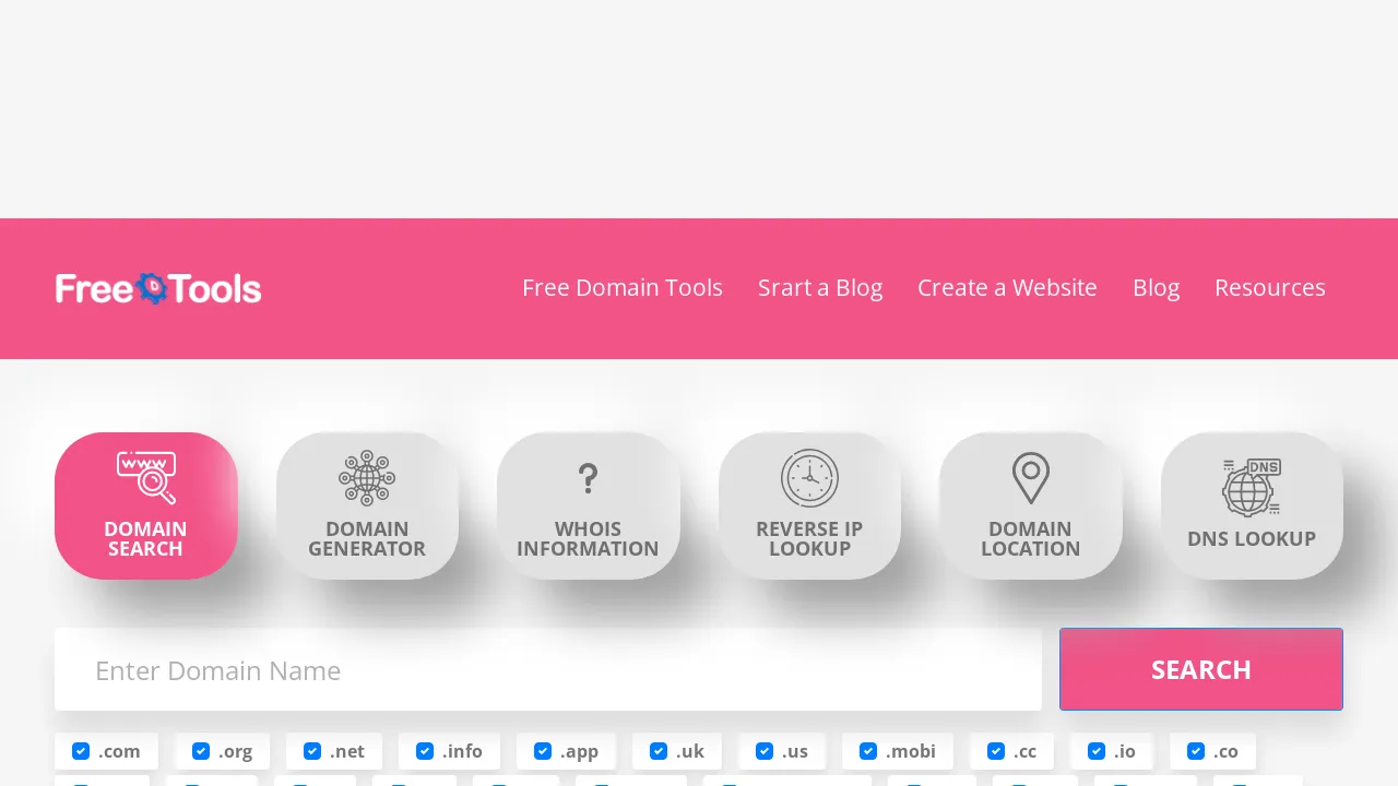 Domain Tools screenshot