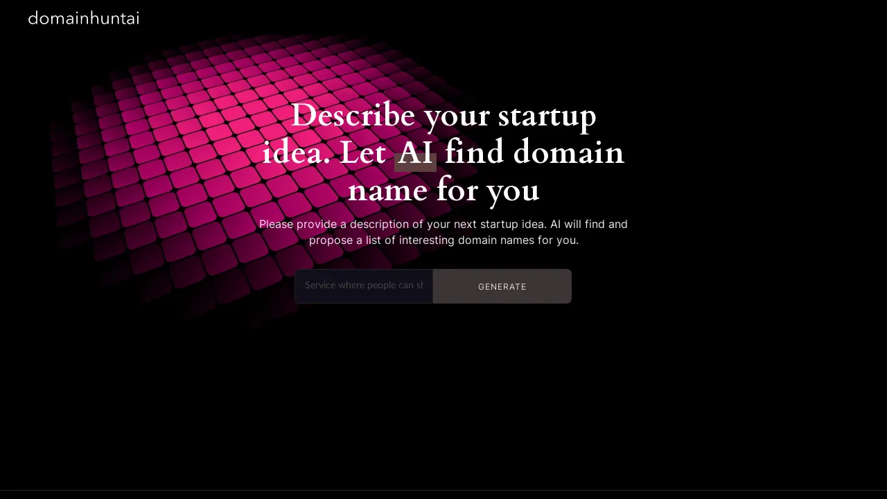 DomainHunt screenshot