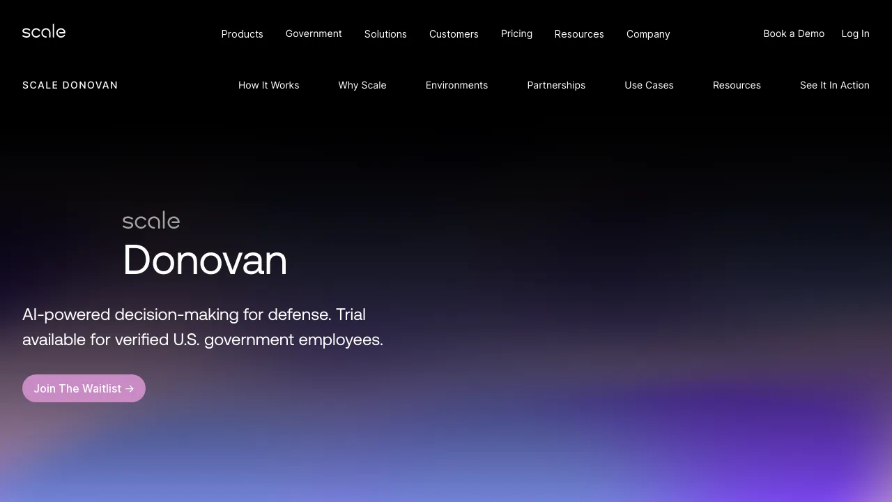 Donovan screenshot