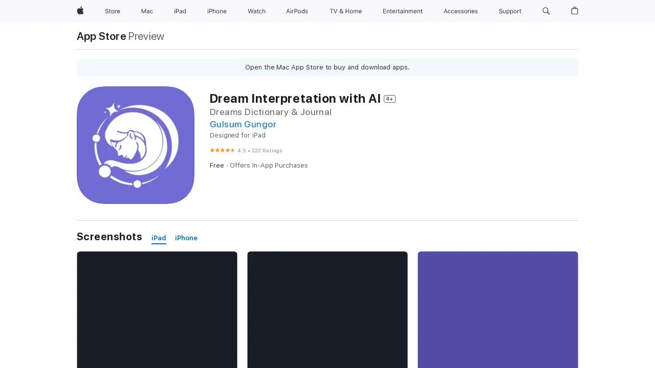 Dream Interpretation with AI screenshot