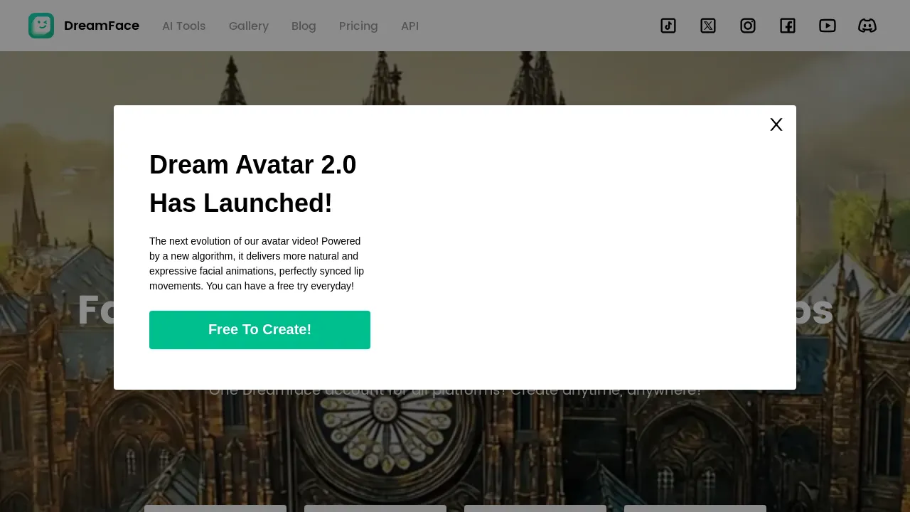 Dreamface - Fast AI Video Generator at Your Fingertips