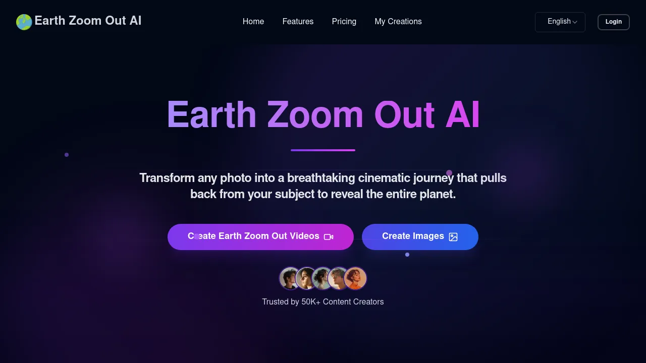 Earth Zoom Out AI