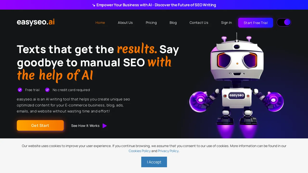 EasySEO screenshot