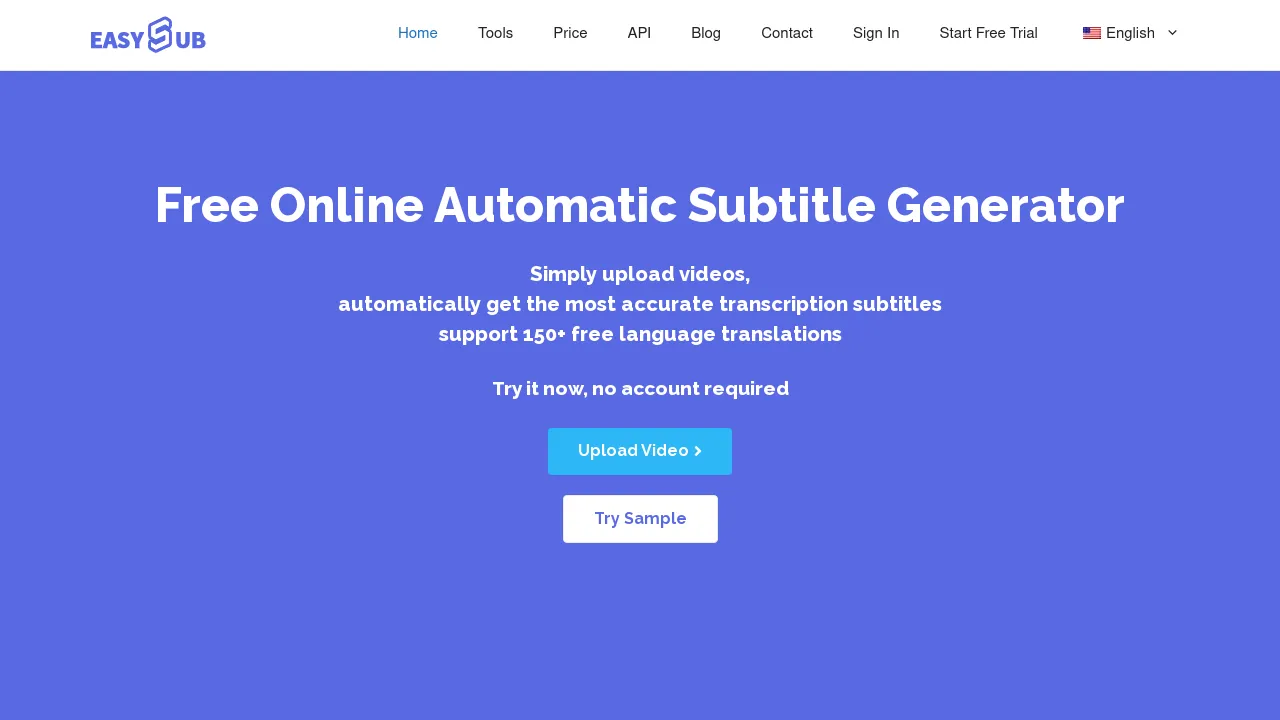EasySub - AI Subtitle Generator screenshot