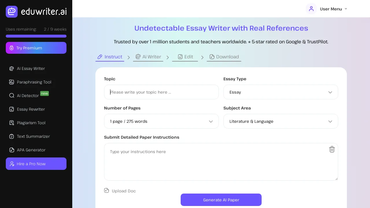 Eduwriter Ai