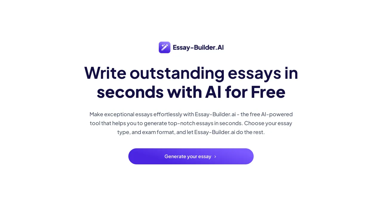 Essay-Builder.AI screenshot