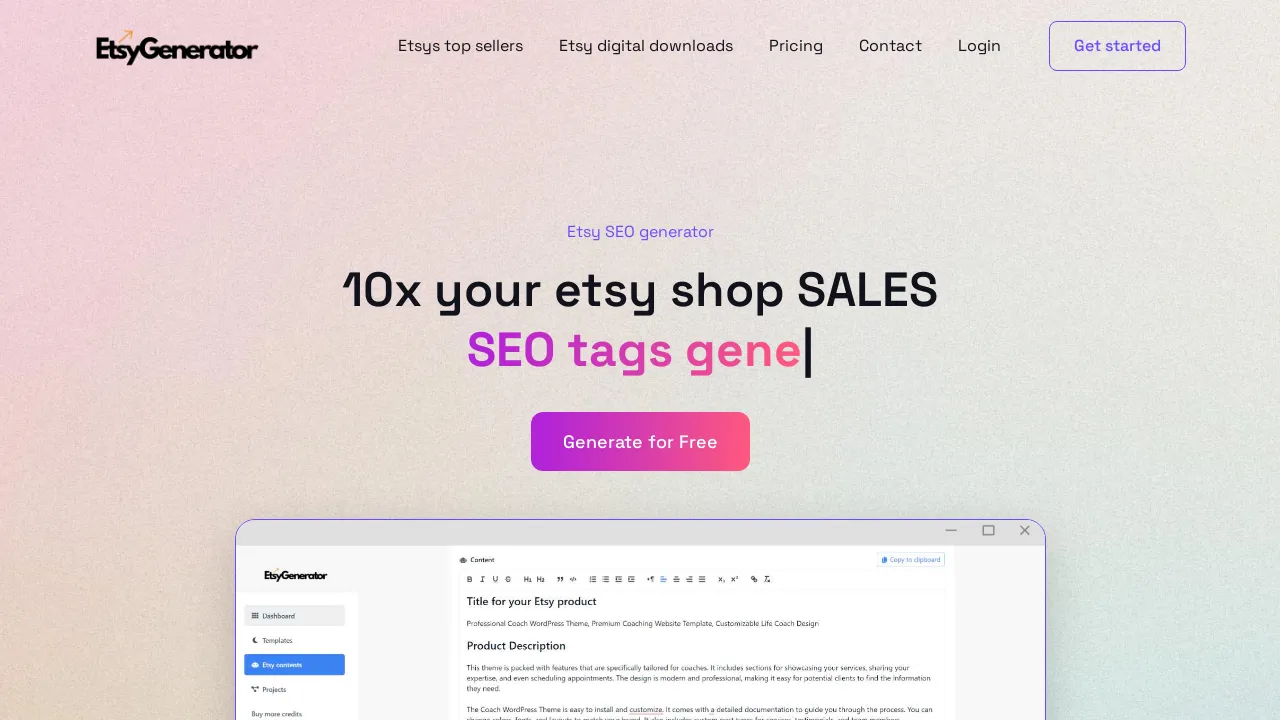 EtsyGenerator