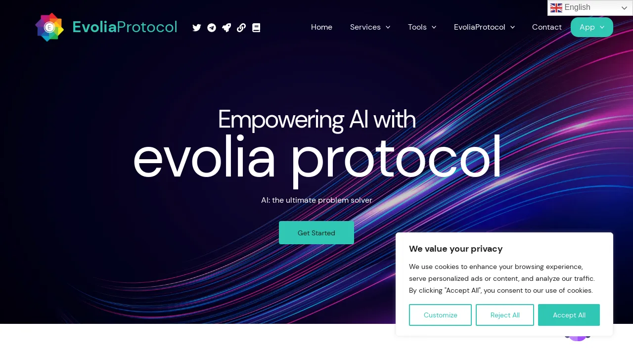 Evoliaprotocol screenshot