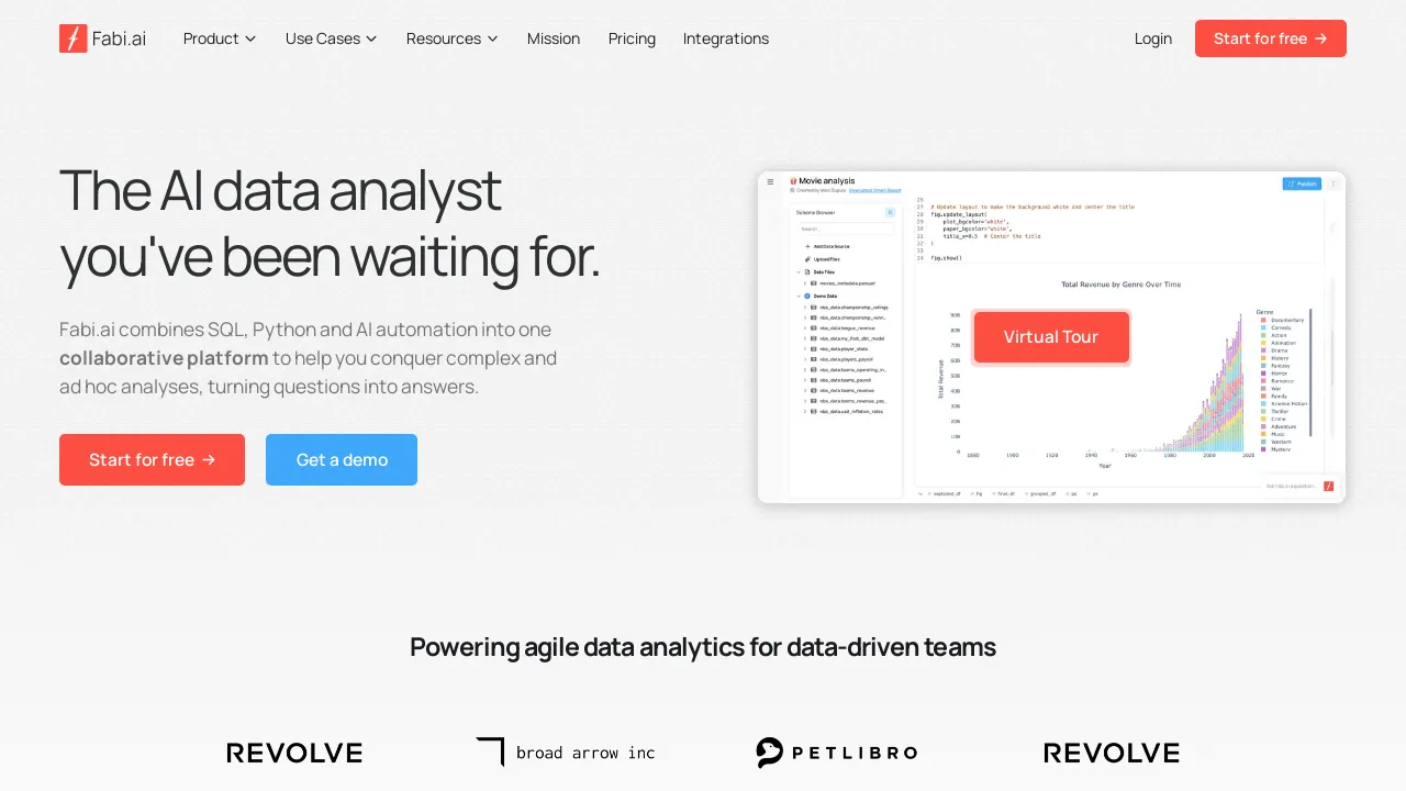 Fabi.ai screenshot