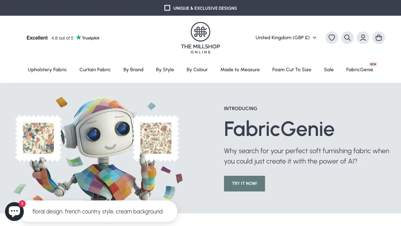 FabricGenie screenshot