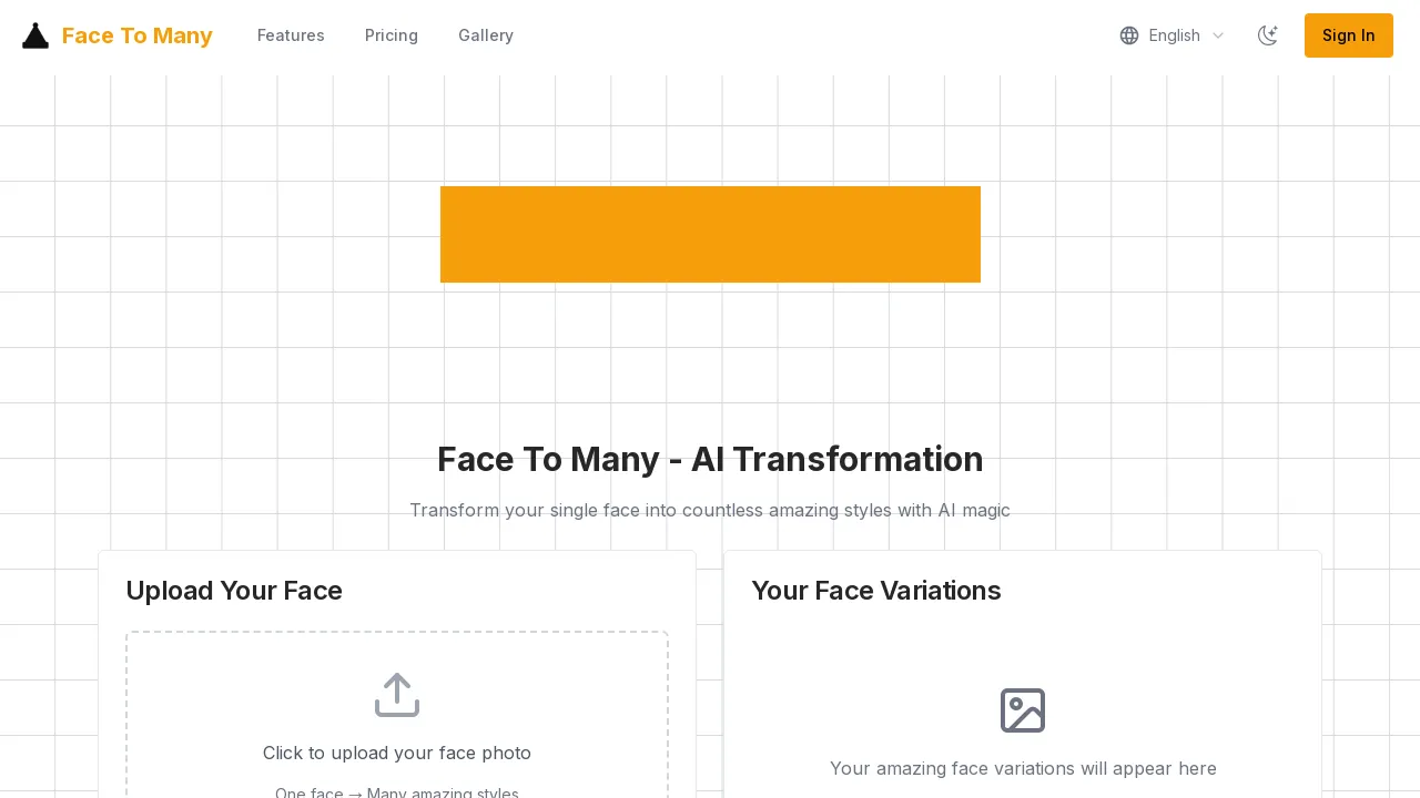 Face To Many - AI Face Transformation
