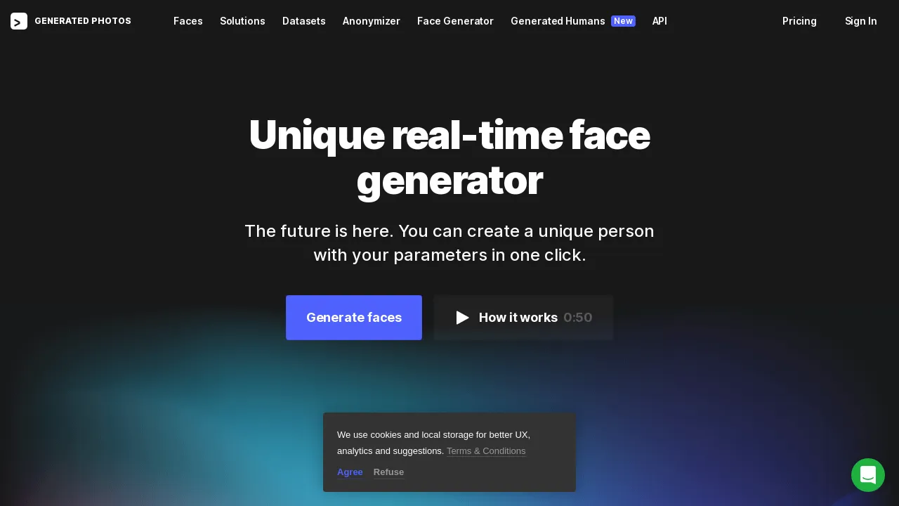 Face-generator screenshot