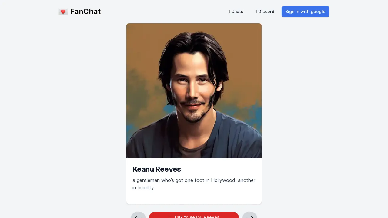 FanChat screenshot