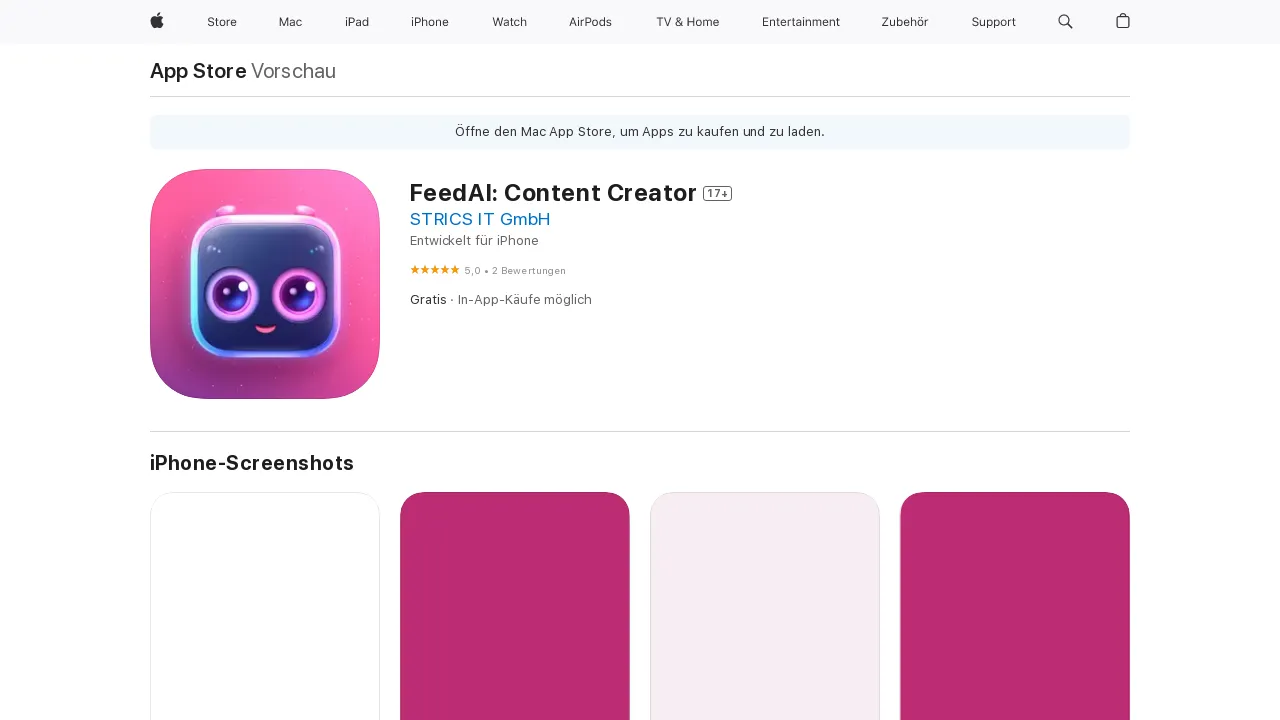 FeedAI screenshot