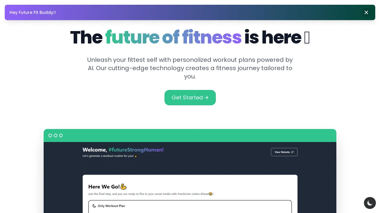 FitWizard screenshot