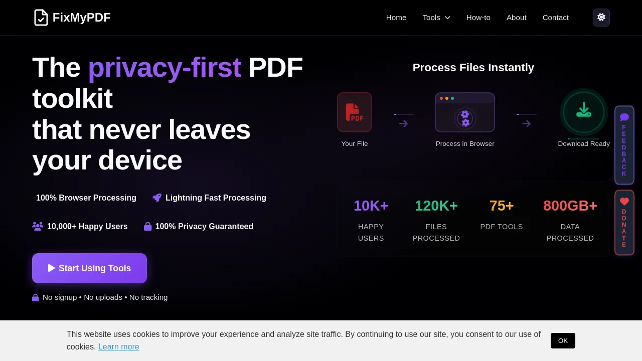 FixMyPDF screenshot