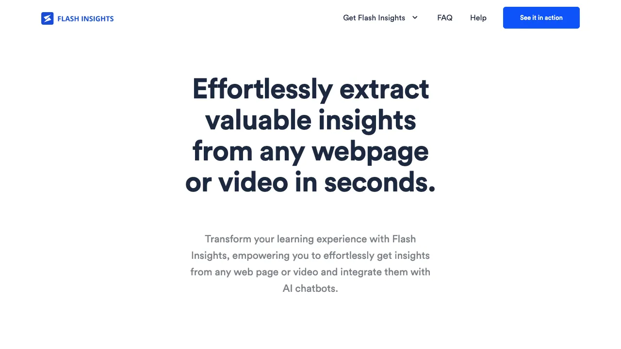 Flash Insights screenshot