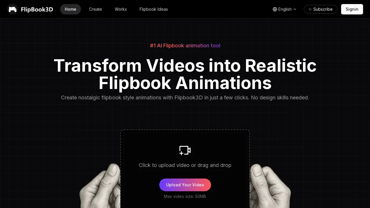 Flipbook3D screenshot