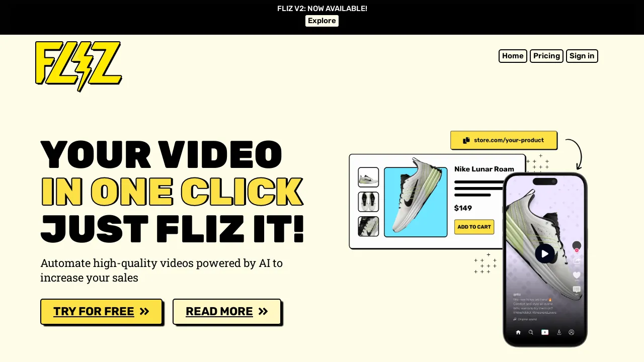 Fliz screenshot