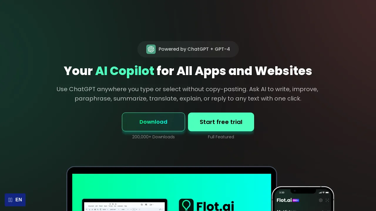 Flot.ai screenshot