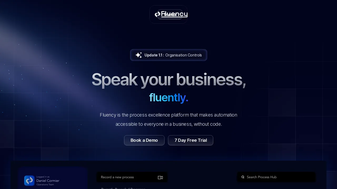 Fluency.com screenshot