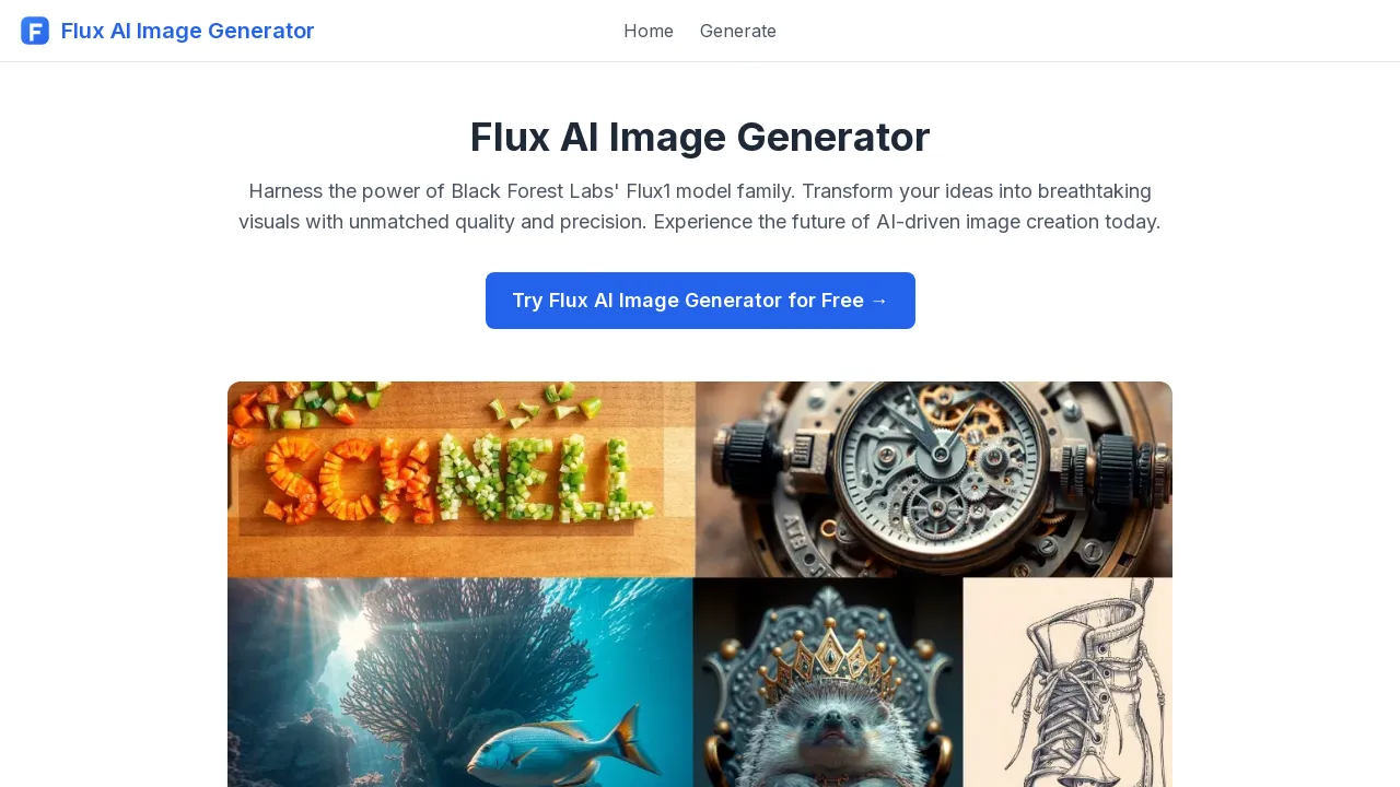 FluxImage: Flux AI Image Generator screenshot