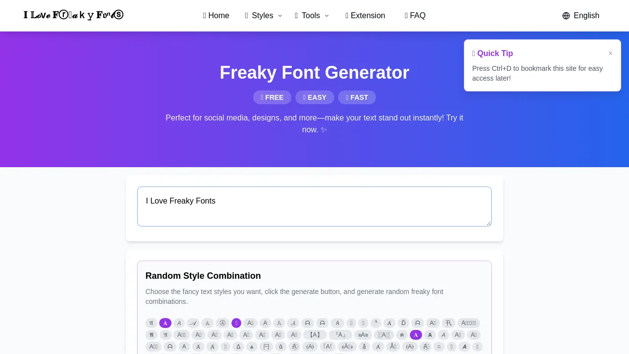 Freaky-Fonts