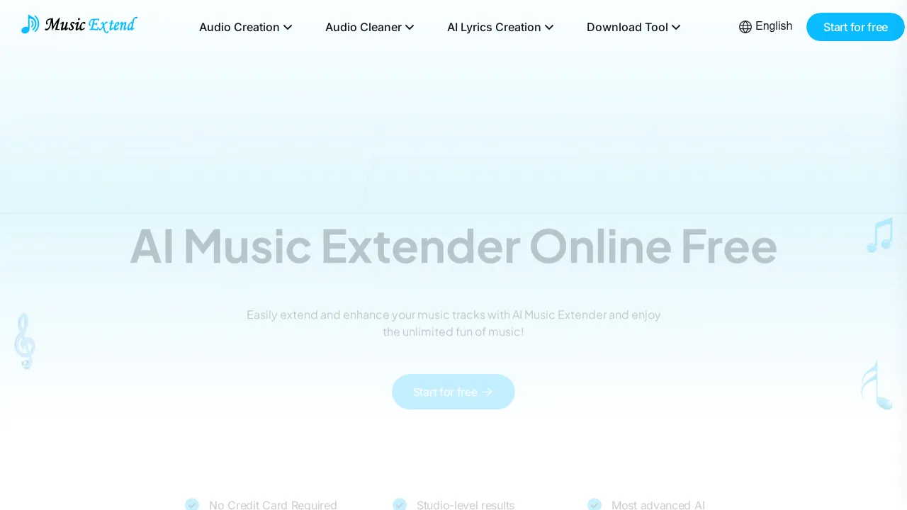 Free AI Music Extender & Audio Toolkit