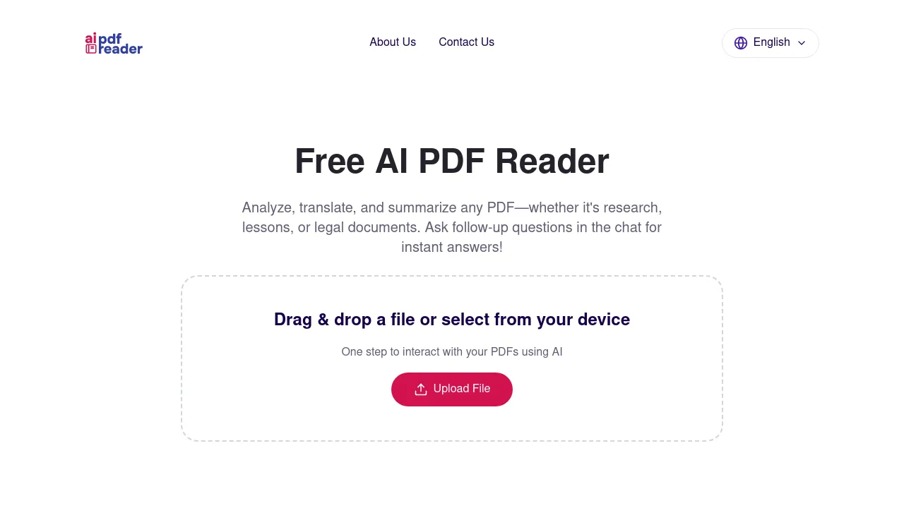 Free AI PDF Reader – Smarter Way to Understand Any PDF