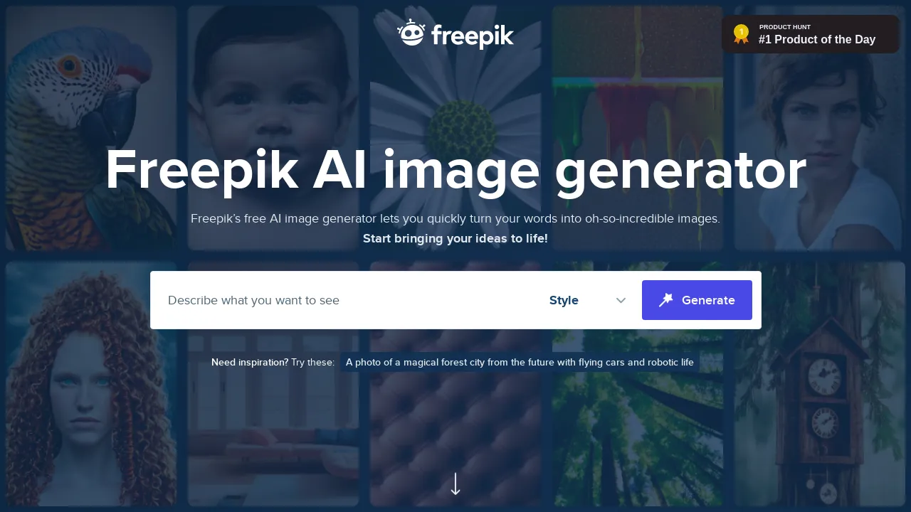 Freepik screenshot