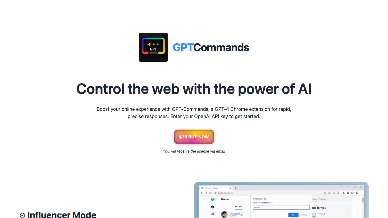 GPT Commands screenshot