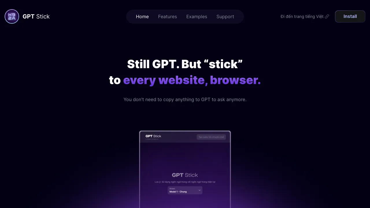 GPT Stick screenshot
