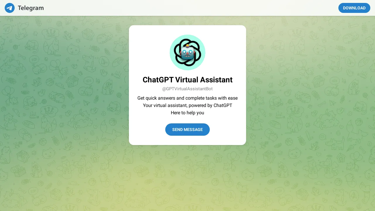 GPT Virtual Assistant screenshot