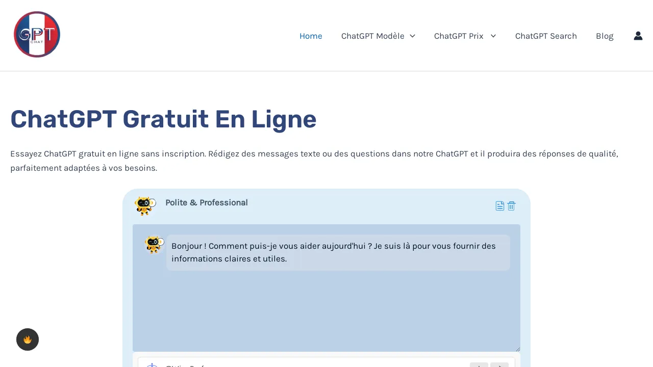 GPTChat Gratuit